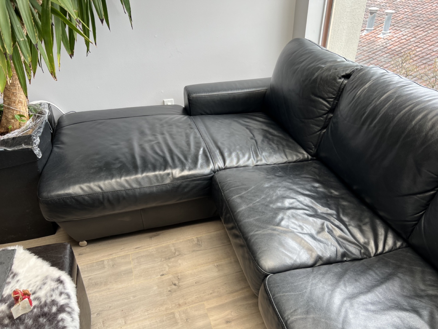 Leather Sectional Couch - photo 2