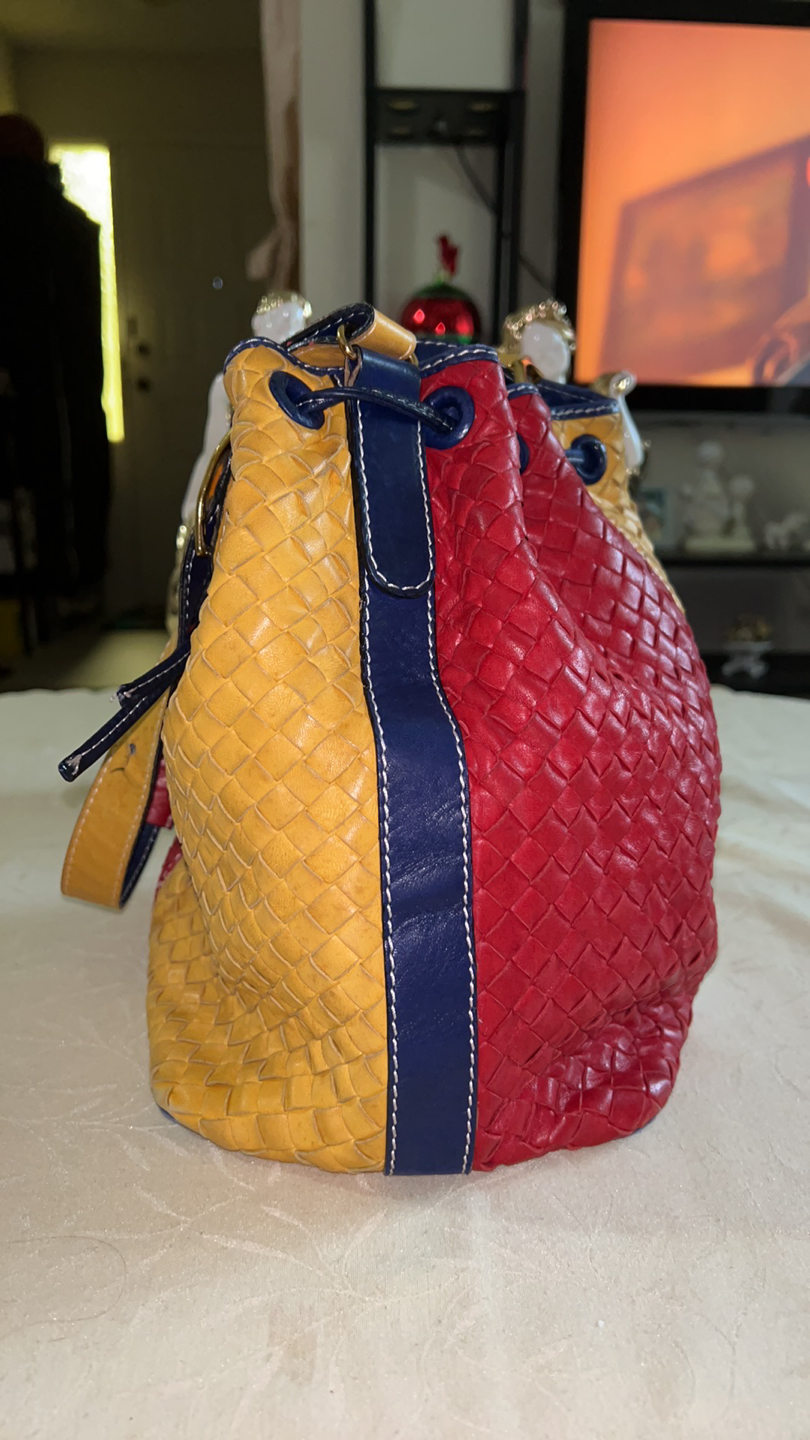 Bottega Veneta Multicolour Woven Bucket Bag - photo 5