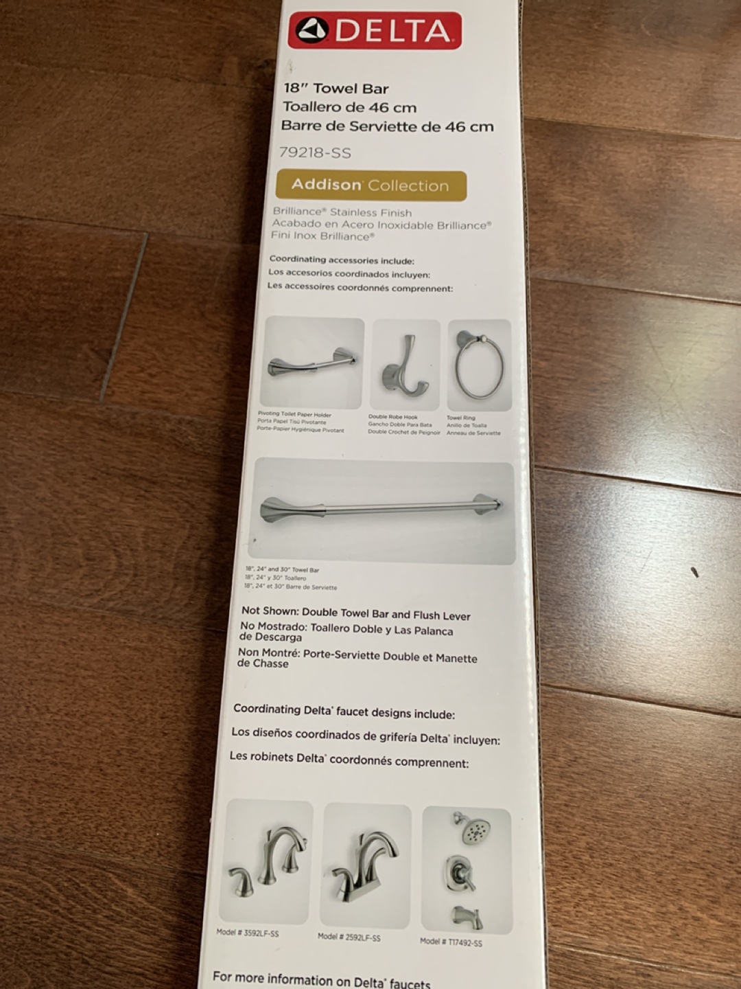 Delta Towel Bar 18” 🌱 image indicator(3)