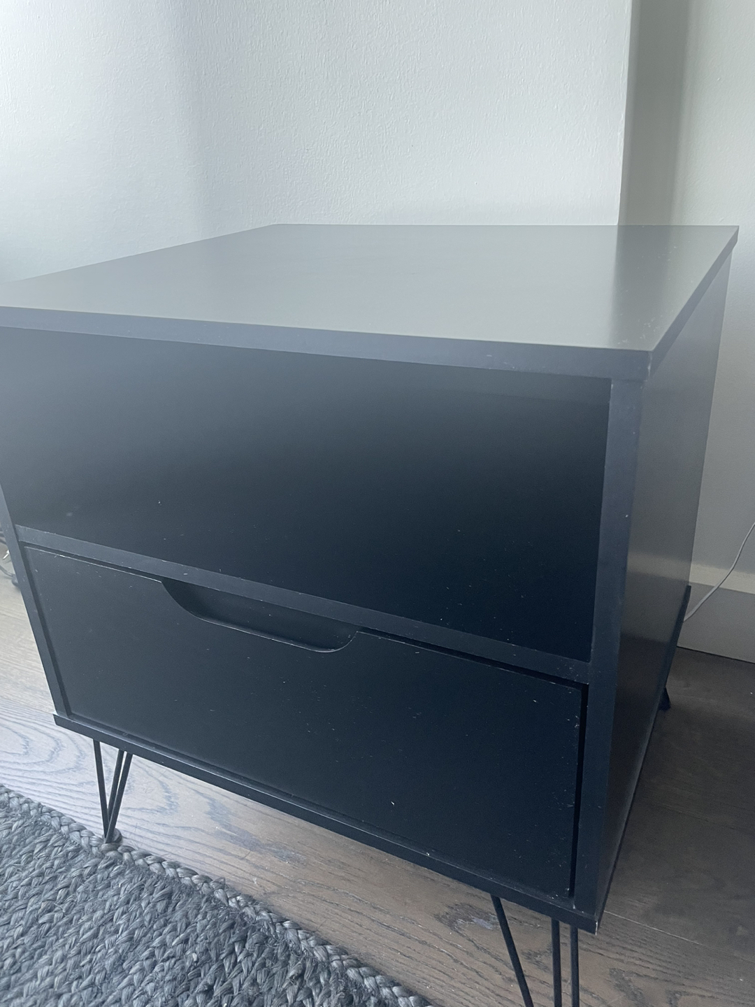 2x black nightstand - photo 4