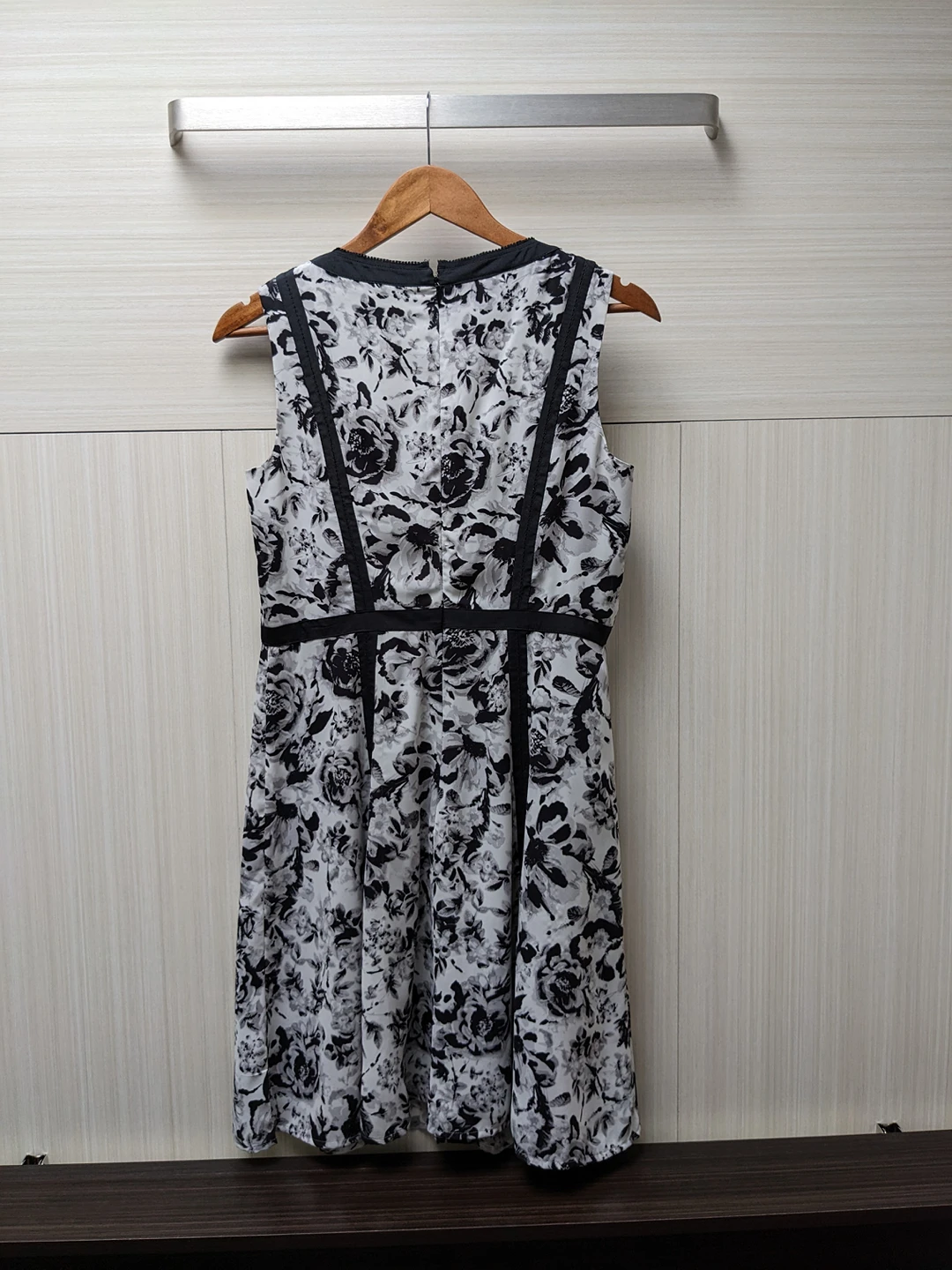 Floral print seamed A-line dress (10P) - photo 2