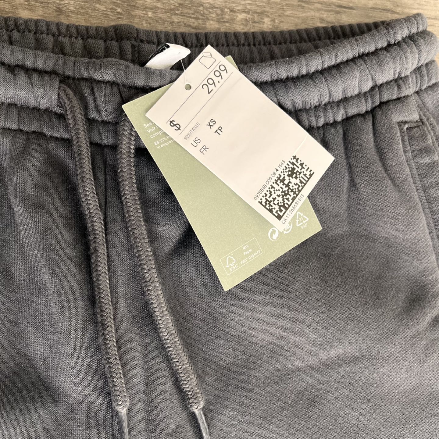 NWT H&M High Waisted Sweatpants / Joggers Size XS - photo 3