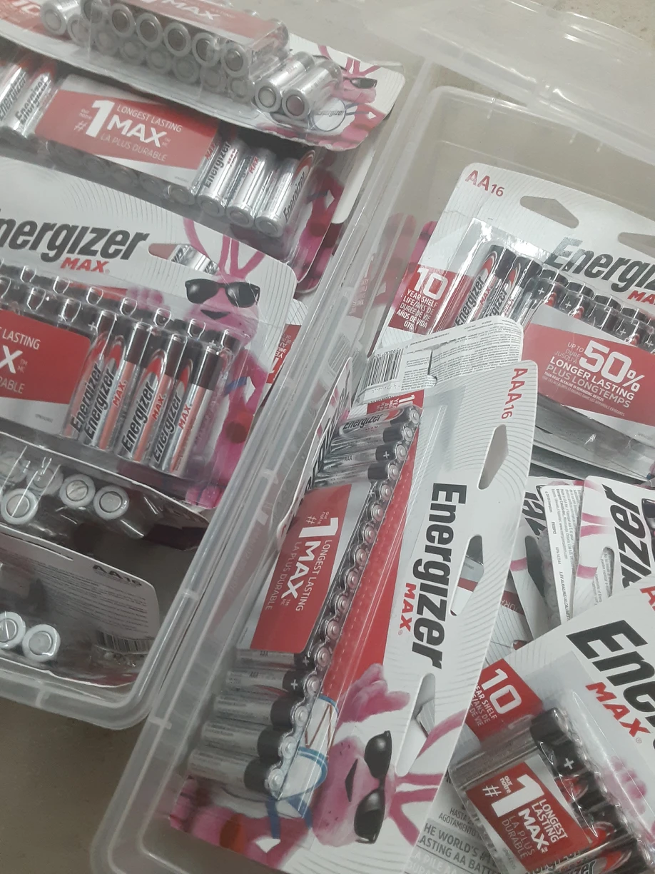 Energizer Max batteries