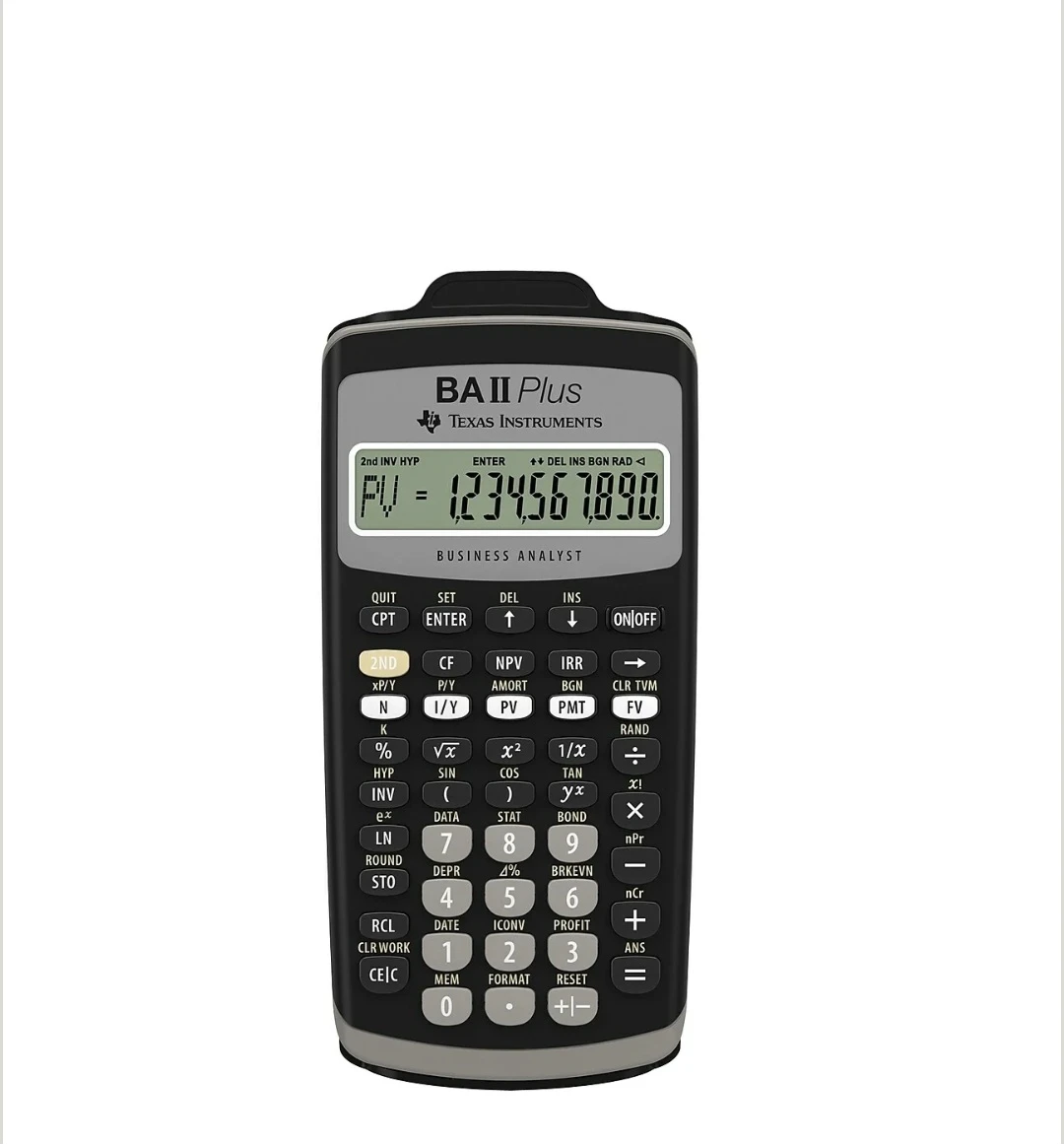 Texas Instruments TI-BAII Plus Financial Calculator