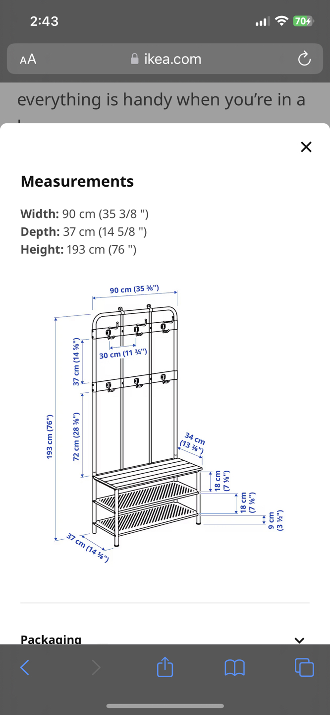Pinnig coat and shoe rack - photo 3