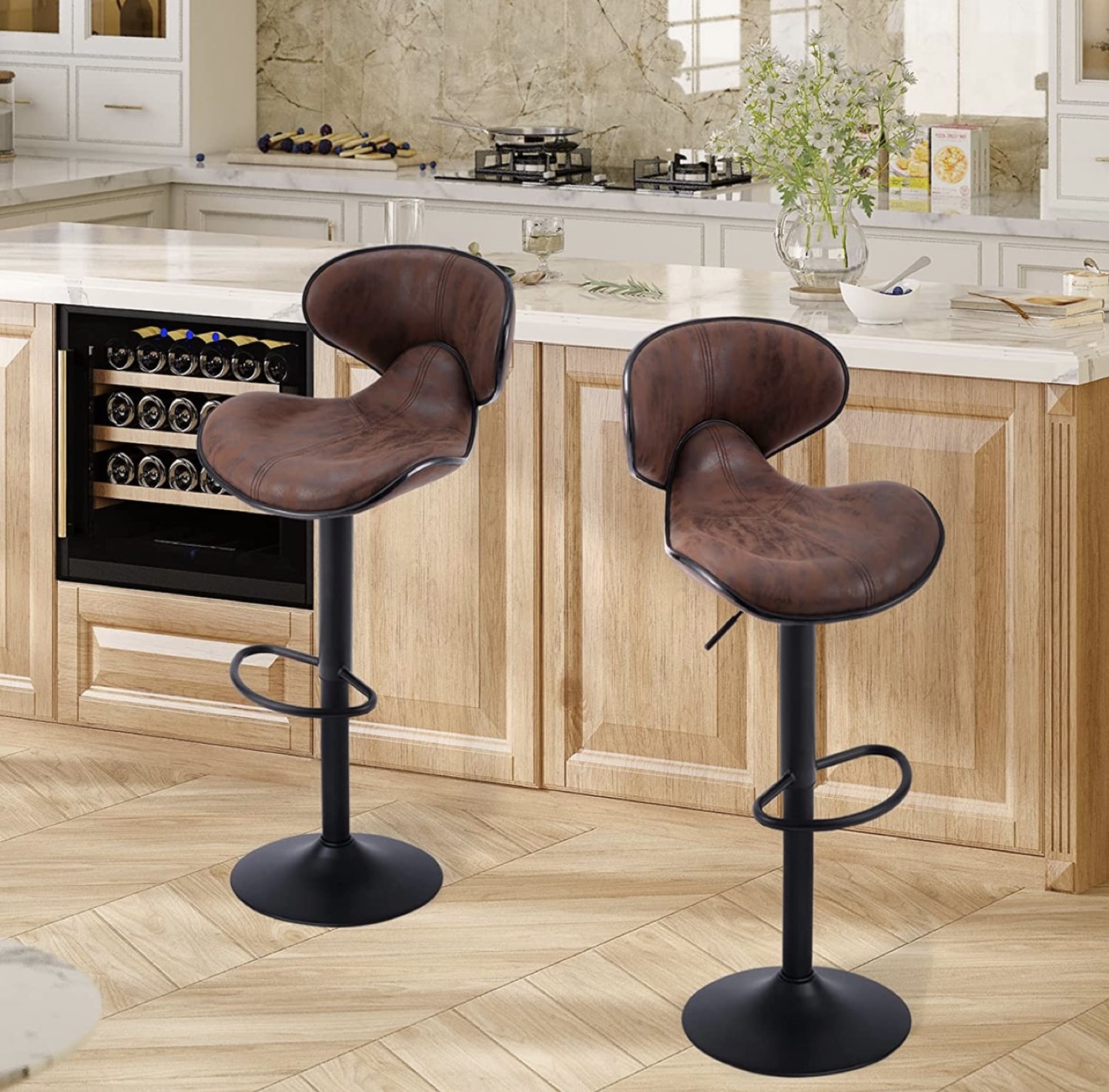 Bar Stool Chairs Set of 2