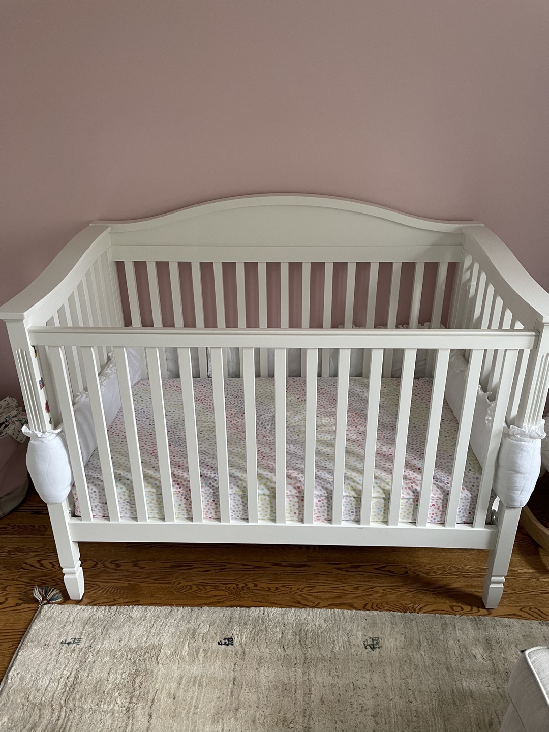 Pottery barn crib with mattress