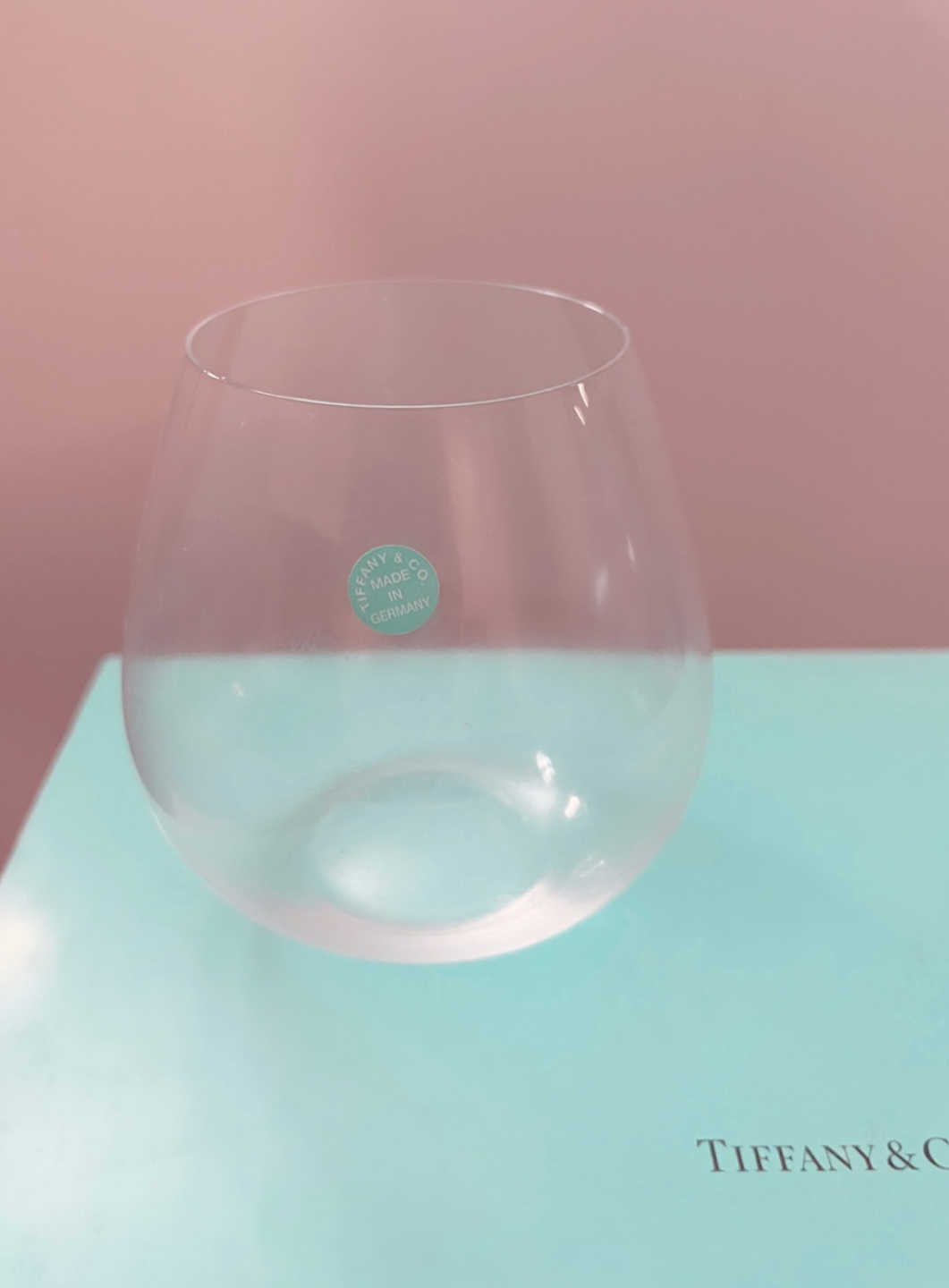 Tiffany & Co. Classic Stemless Crystal Wine Glasses - photo 2