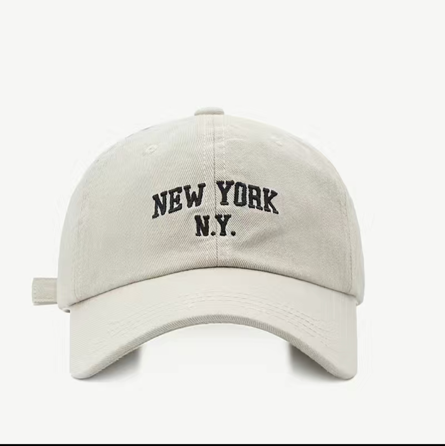 White Baseball Cap / Casual Outdoor Hat For Women thumbnail