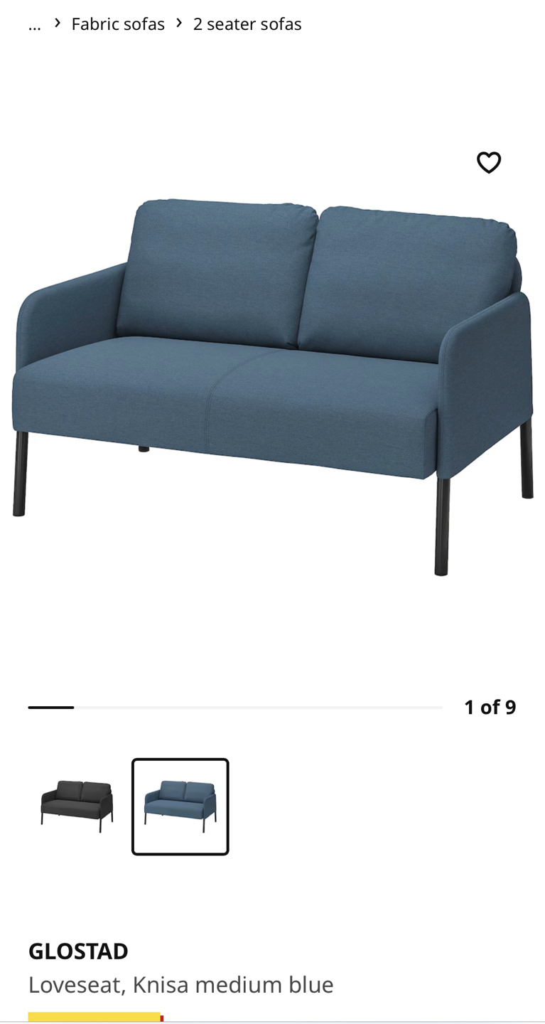 ikea love seat
