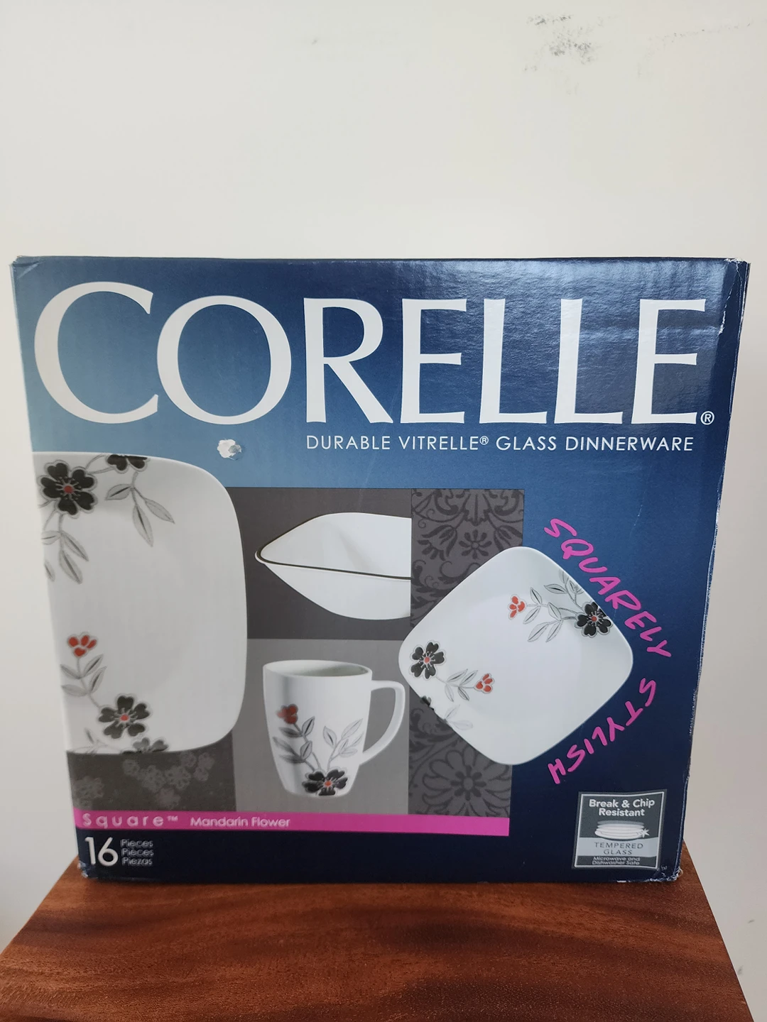 🌱Corelle 15-piece dinnerware set (Mandarin Flower design) thumbnail