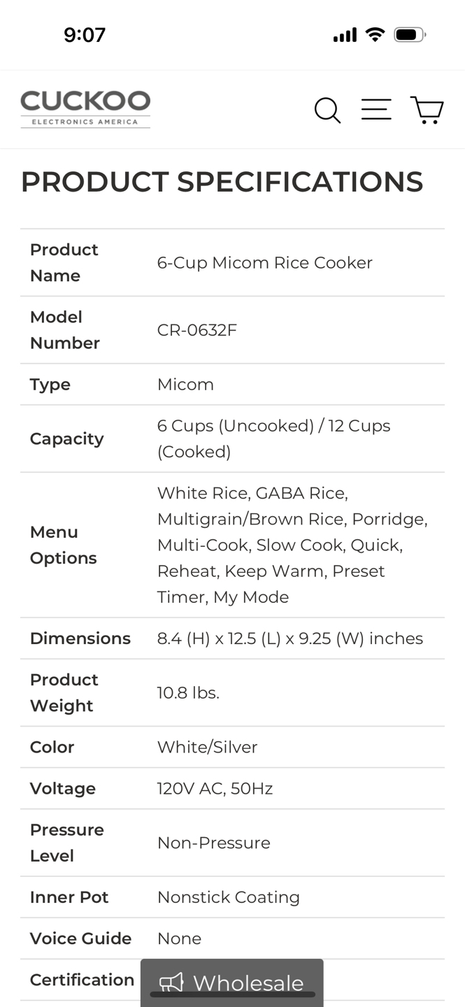 BRAND NEW! Cuckoo Rice Cooker - photo 2