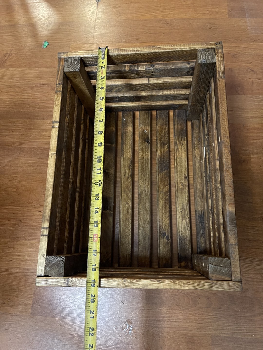 Hand crafted wooden shelf - photo 5