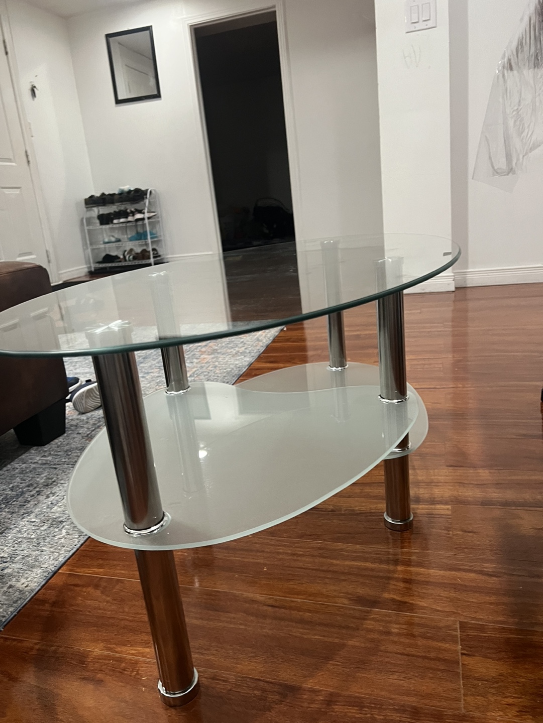 Glass coffee table - photo 2