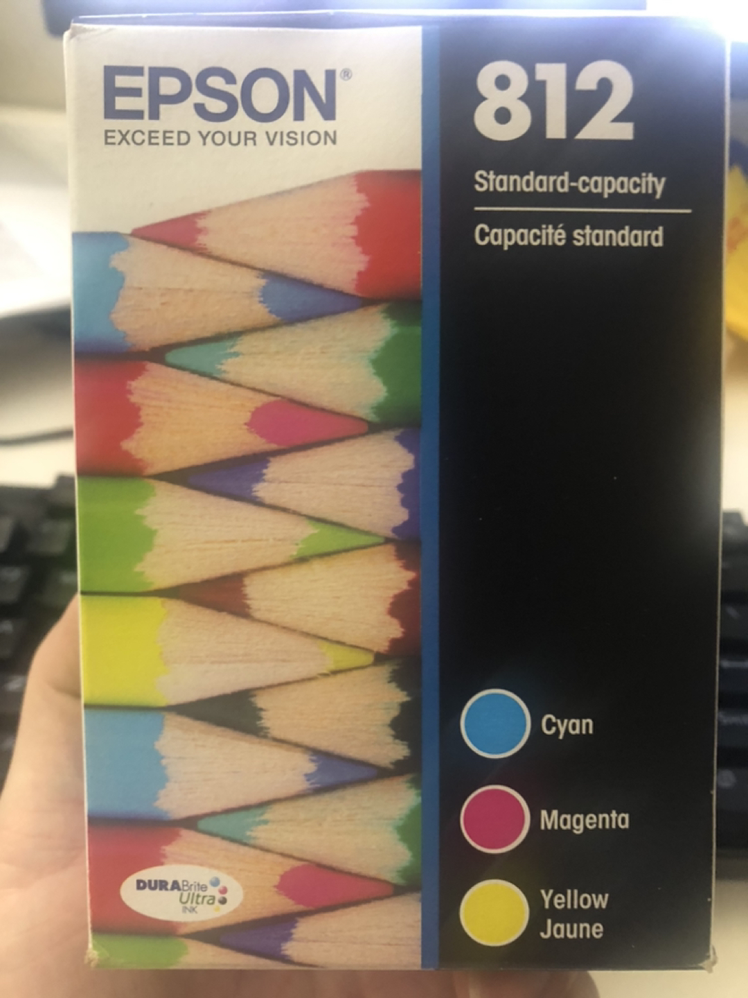 Epson 812 Standard Capacity color combo pack Ink Cartridge
