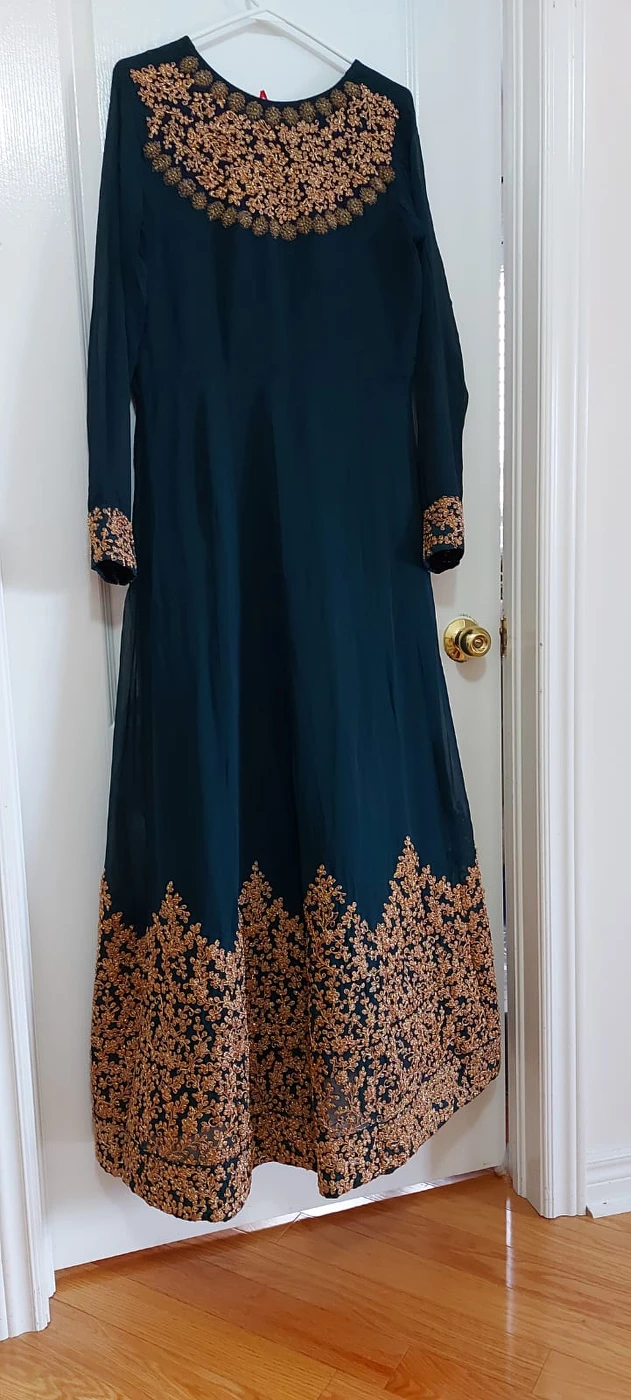 beautiful long dress indian style long gown - photo 3