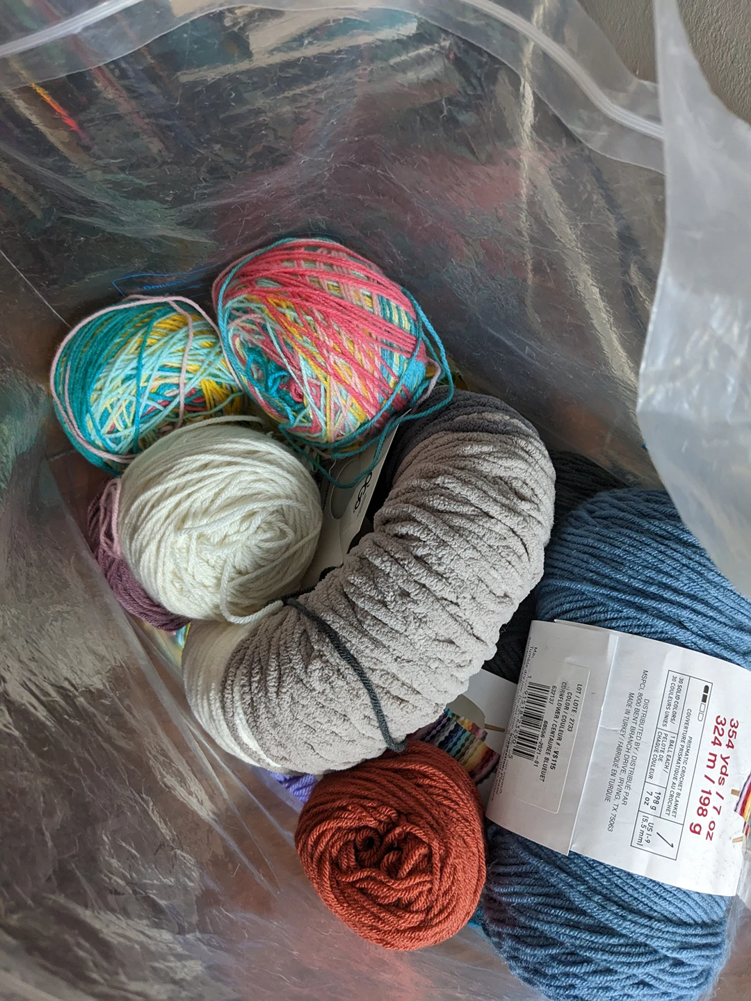 Big bag of acrylic yarn image indicator(2)