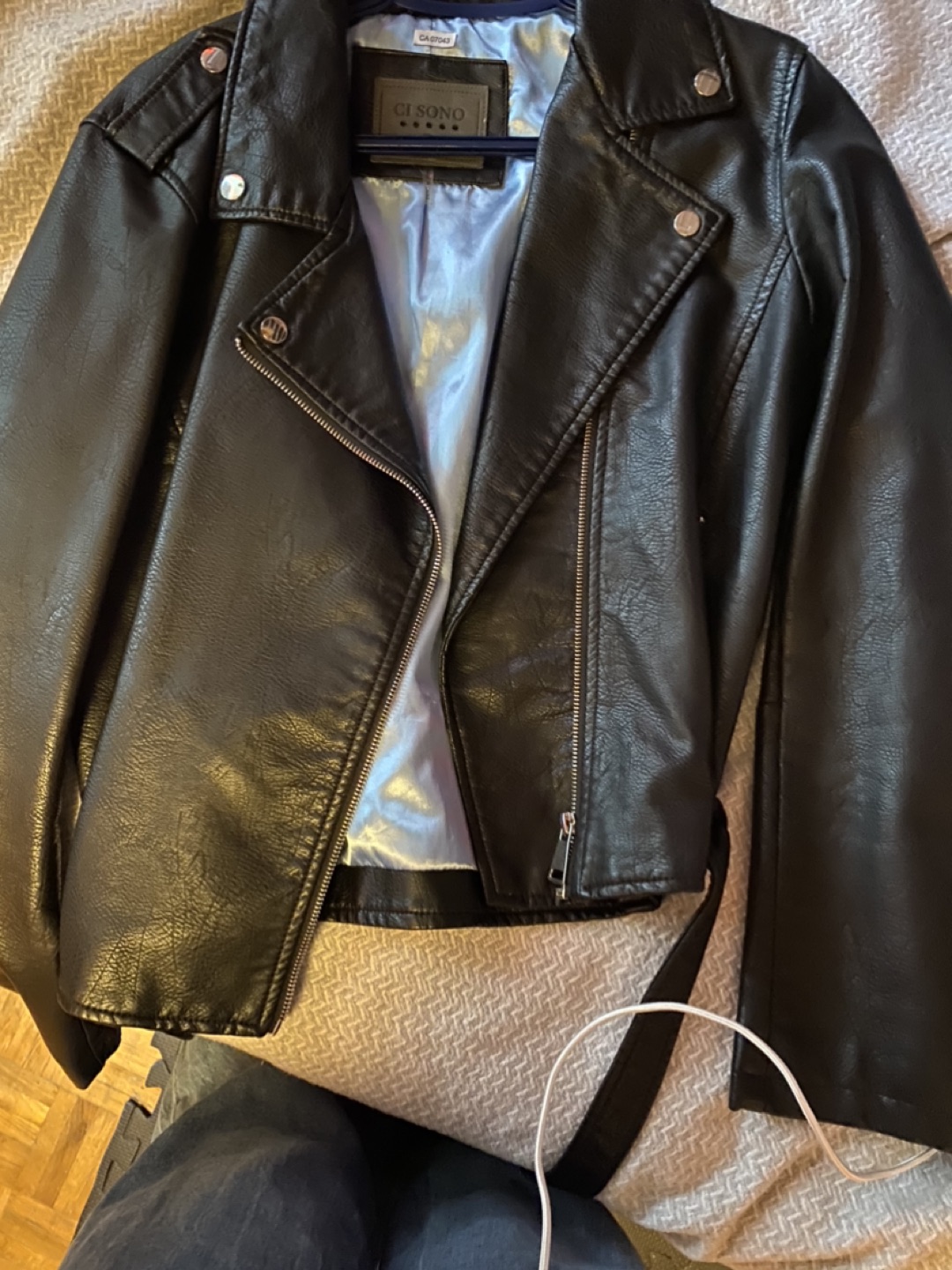 Leather Black Jacket