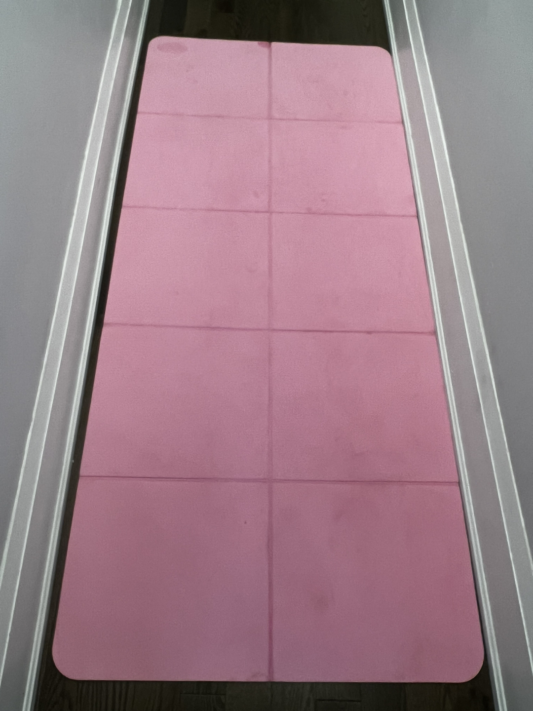 Foldable yoga mat