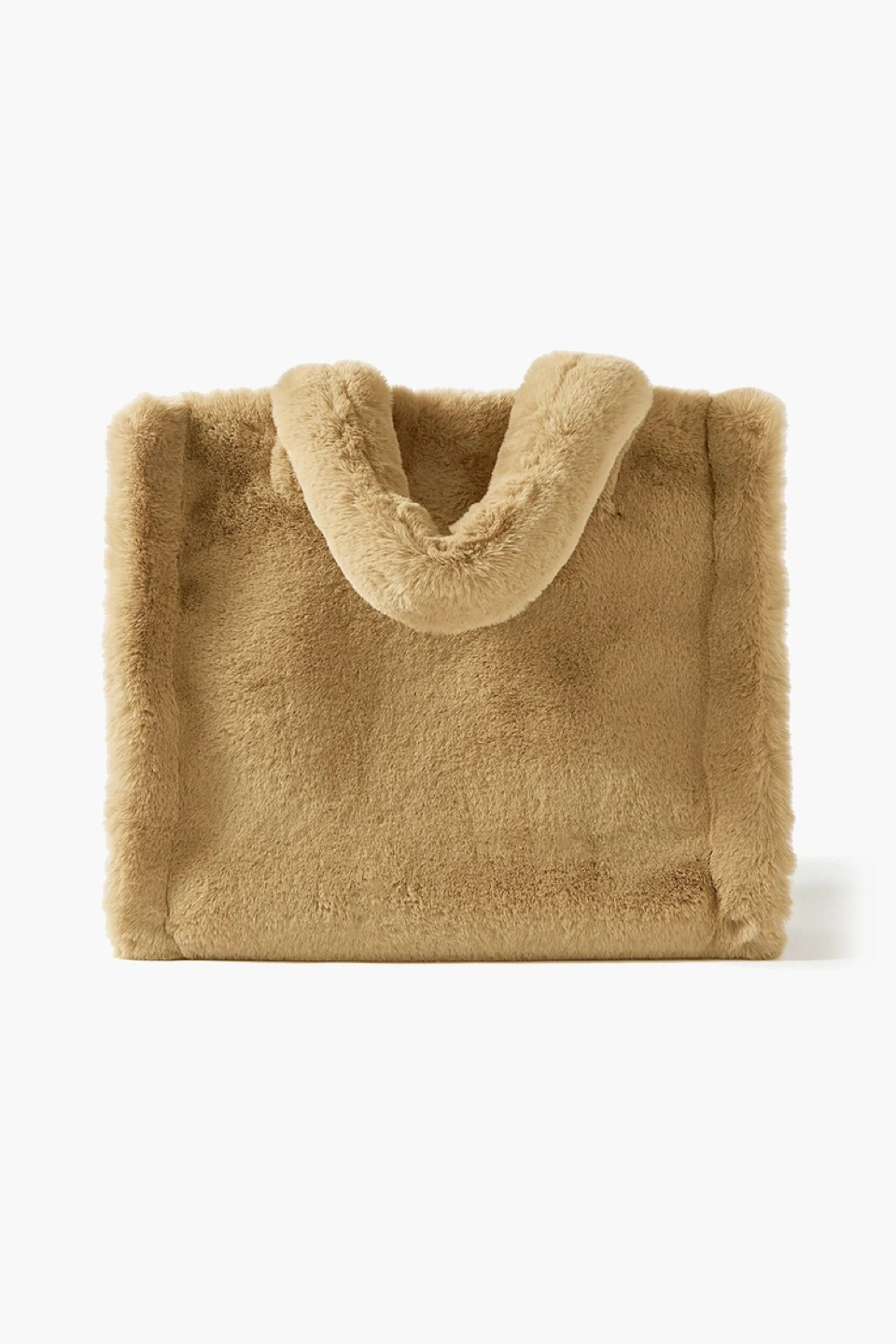 Stand Studio fluffy brown tote