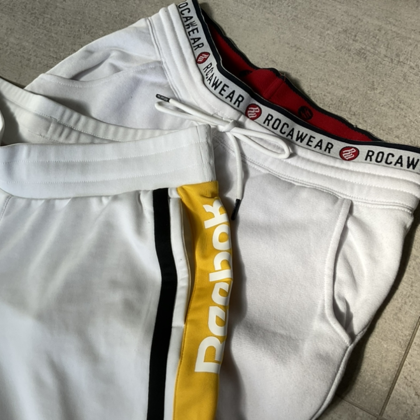 Reebok and Rocawear unisex joggers (S and M)