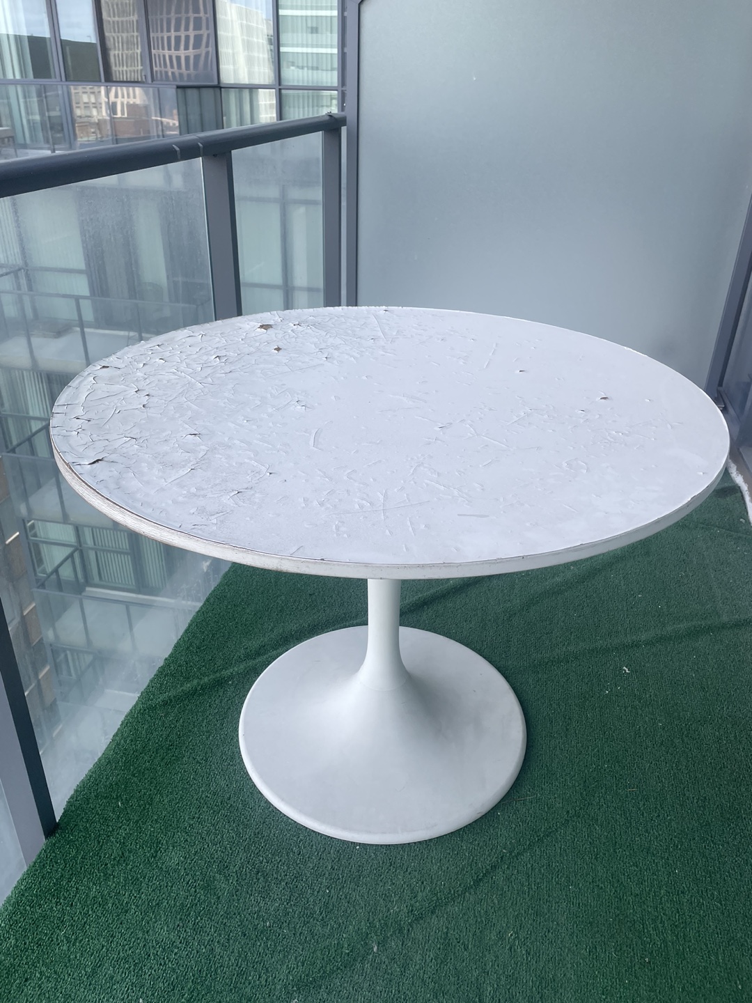 Outdoor white table - photo 2