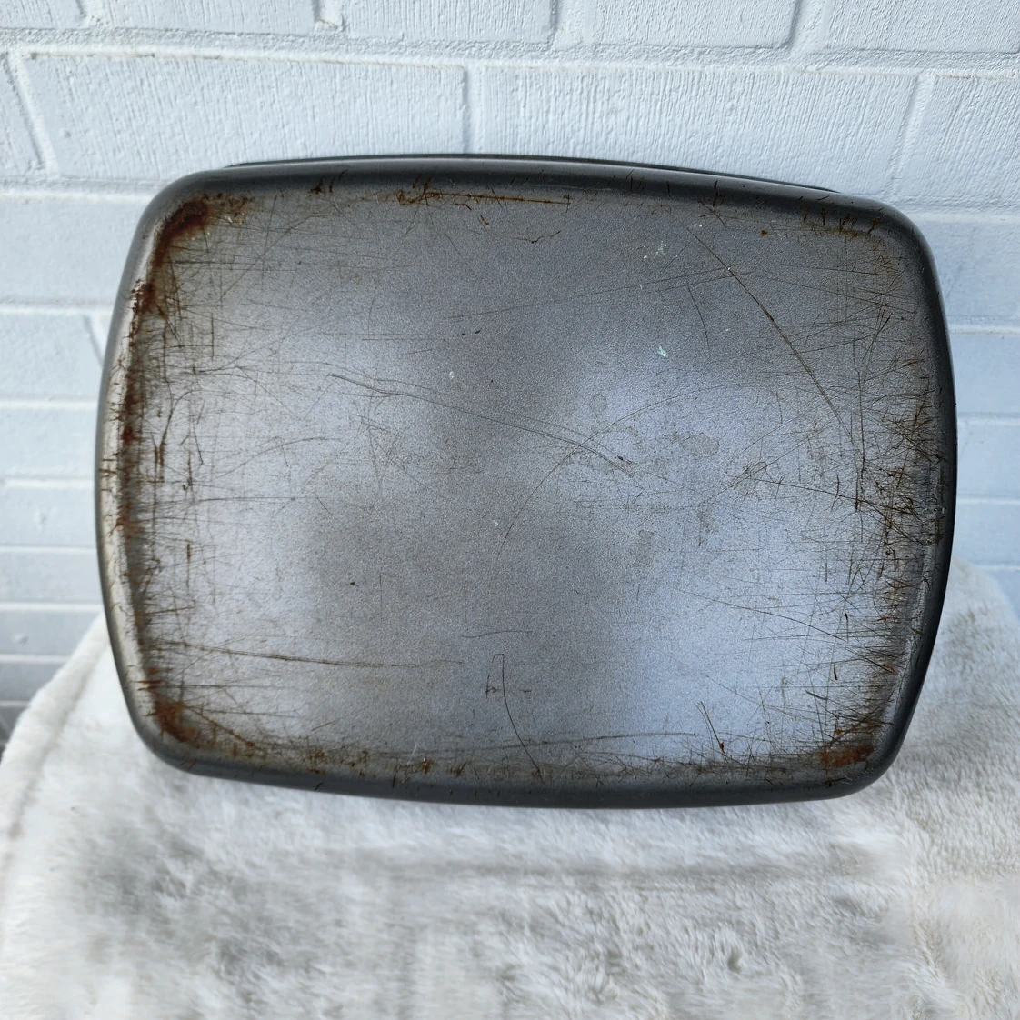 #FREECYCLE# KITCHENAID LARGE ROASTING PAN WITH REMOVABLE RACK image indicator(4)