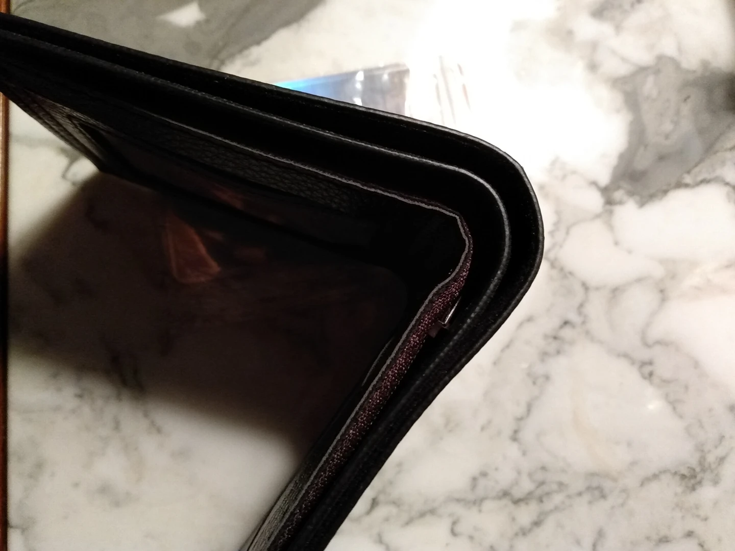 Leather Wallet by Men Sen Be (Black) image indicator(2)