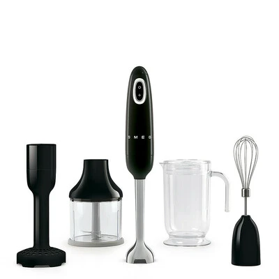 Smeg handblender with accessories BLACK
