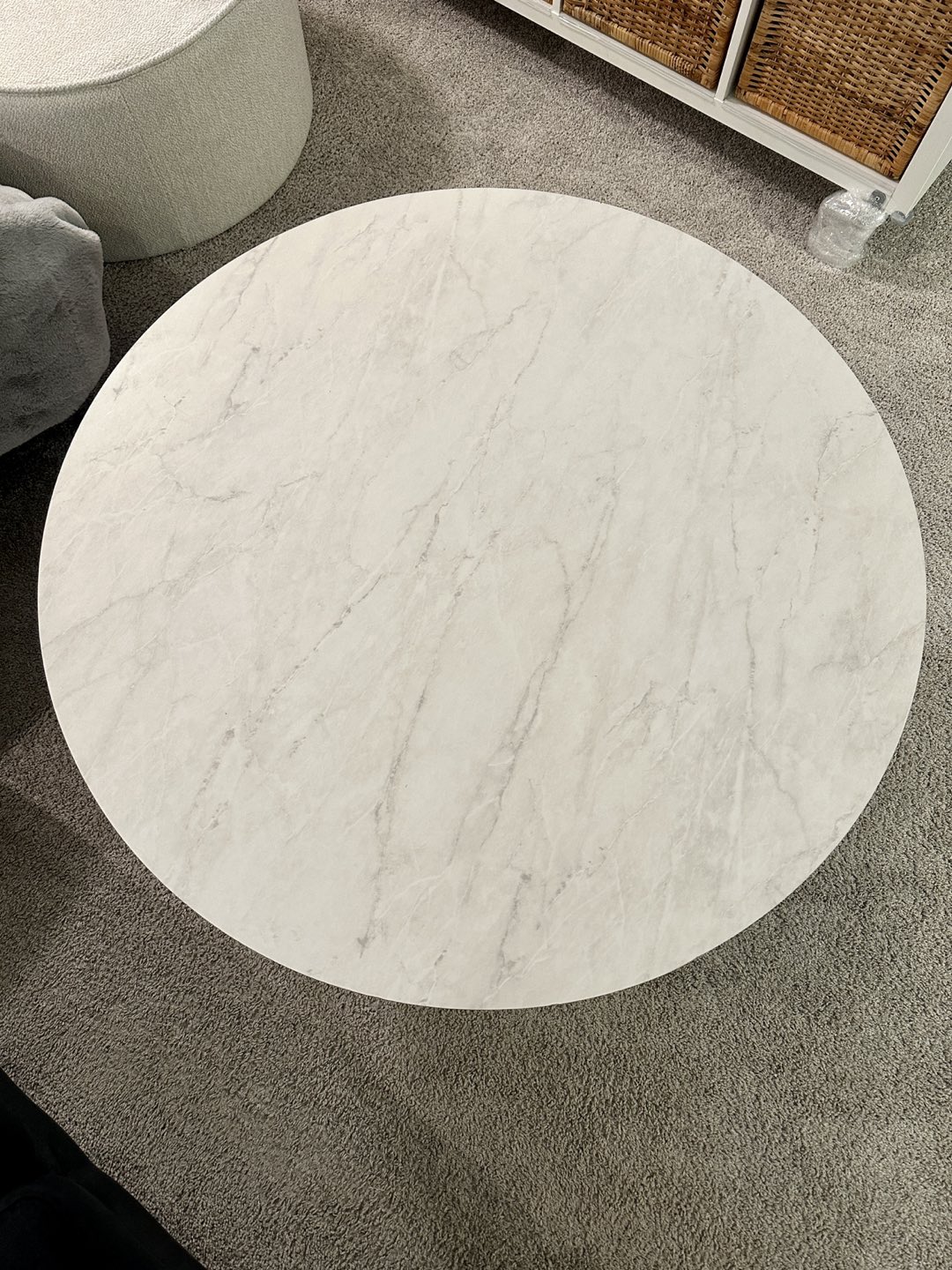 Faux marble coffee table - photo 2
