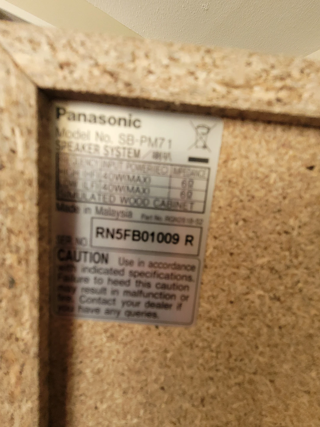 Brand New 160 Watt Panasonic Sound System *MAKE AN OFFER* image indicator(9)