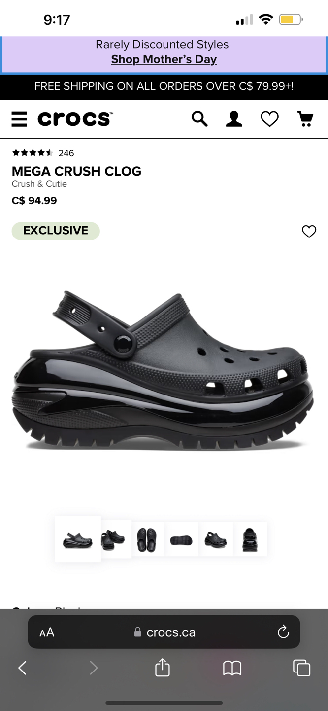Crocs Mega Crush Clog-Negotiable (+Freebies Worth $20-30) - photo 3