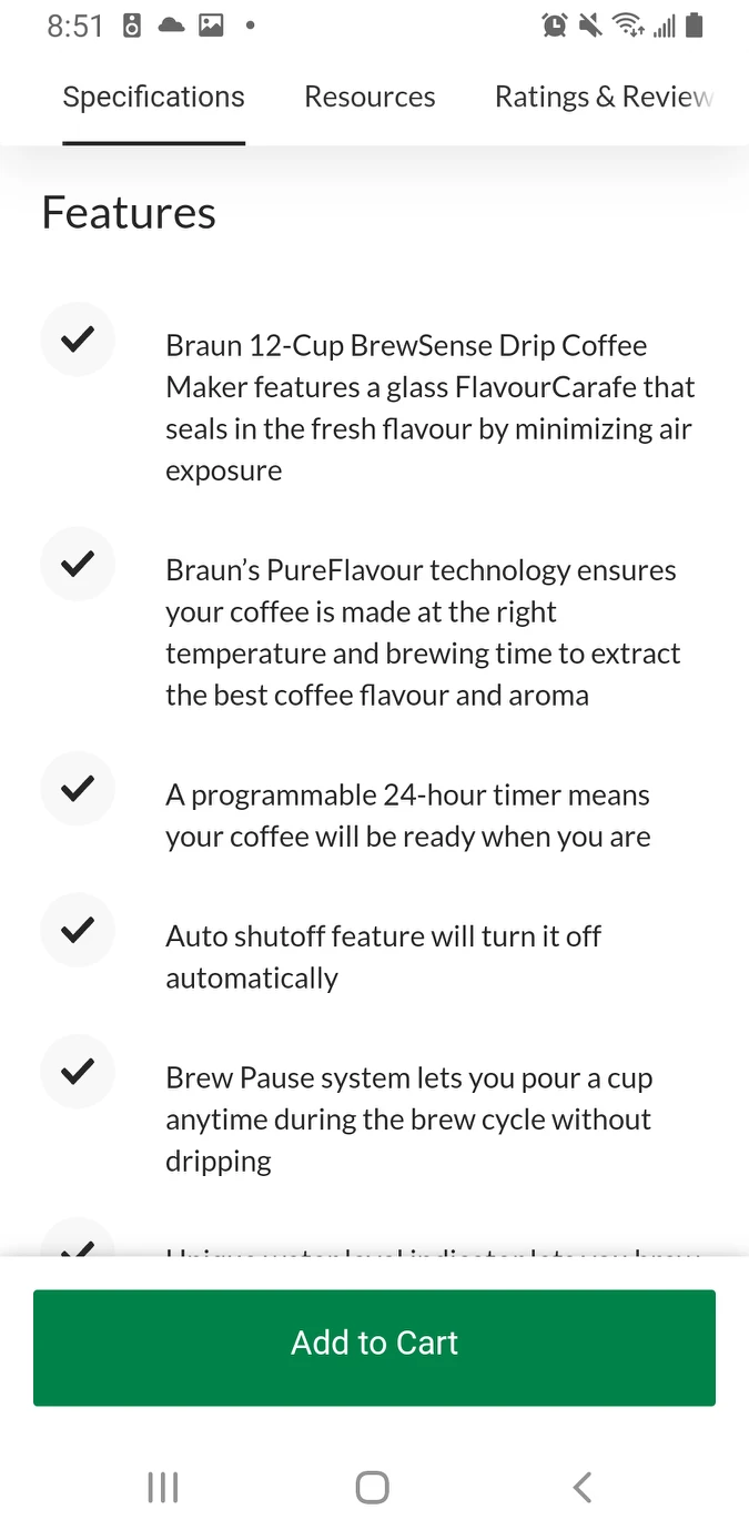 Braun coffee maker image indicator(5)