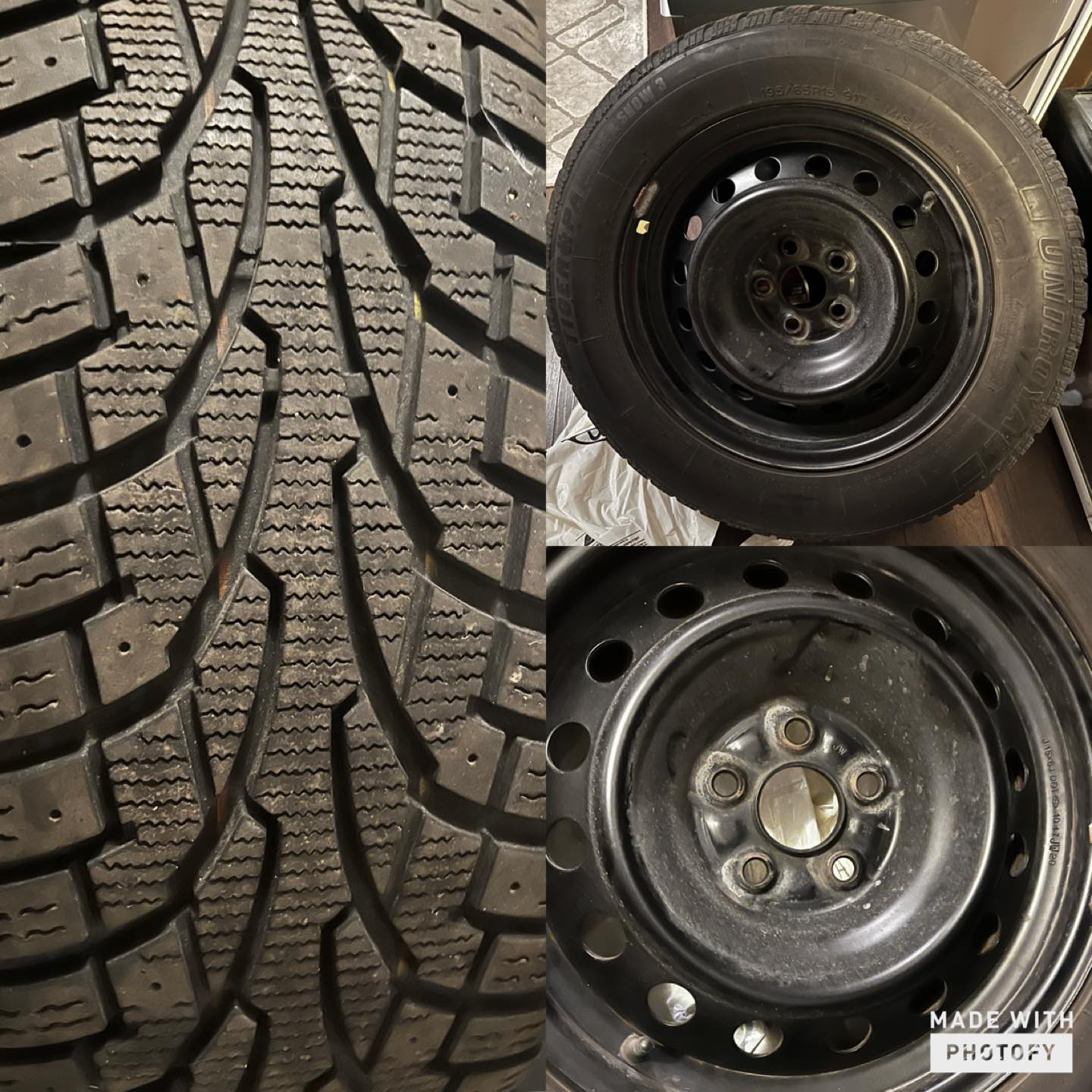 2018 Toyota Corolla winter tires gently used thumbnail