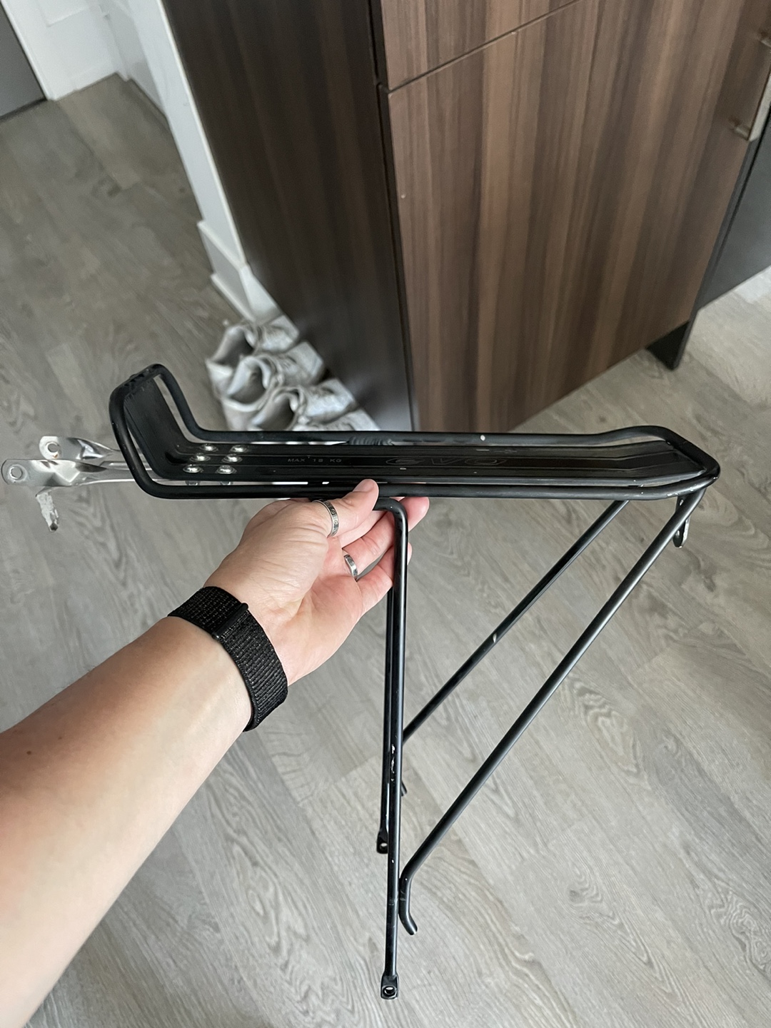 EVO classic alloy rear bike rack
