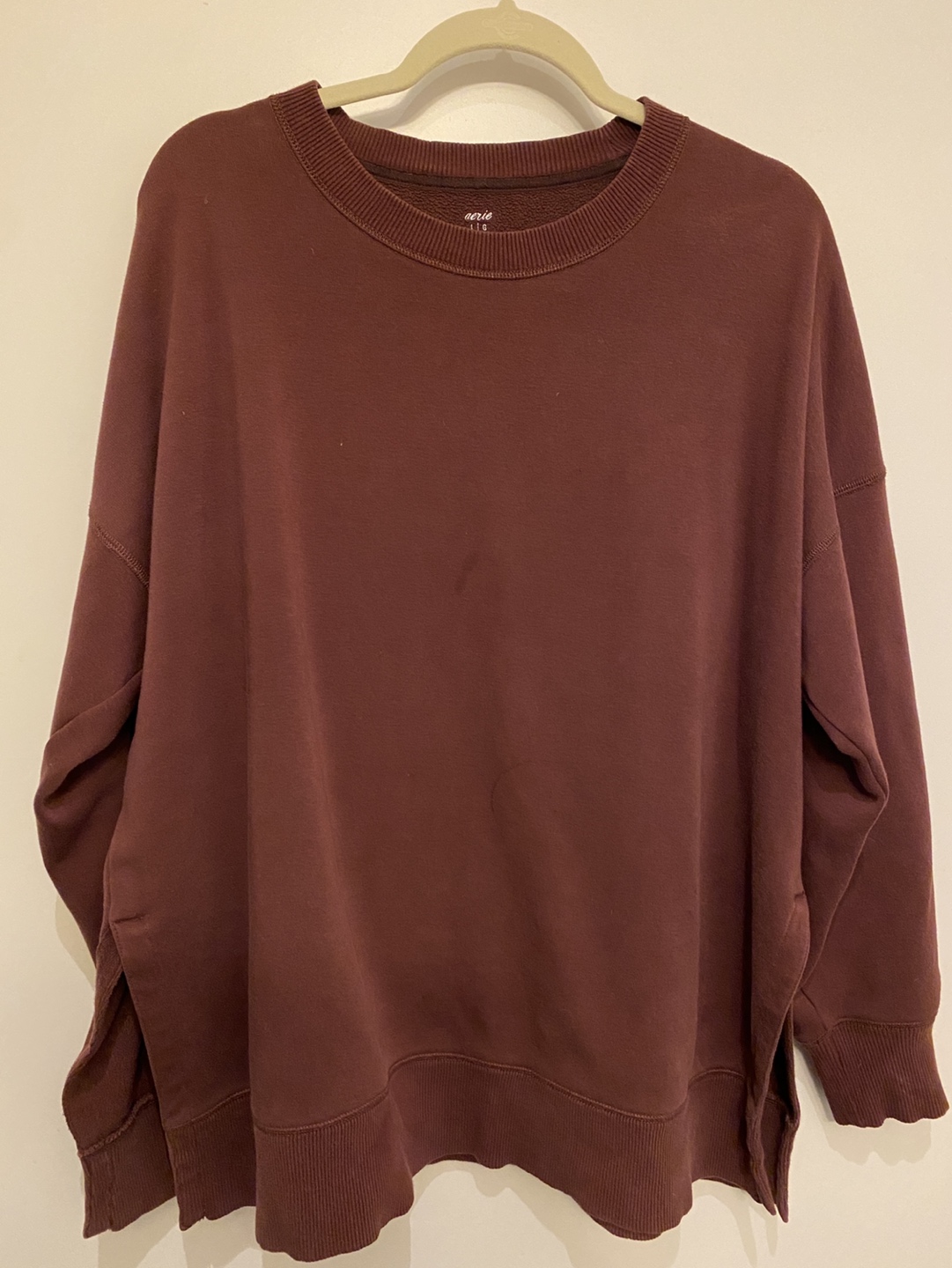 Used Aerie Oversized Crew Neck Sweater — L