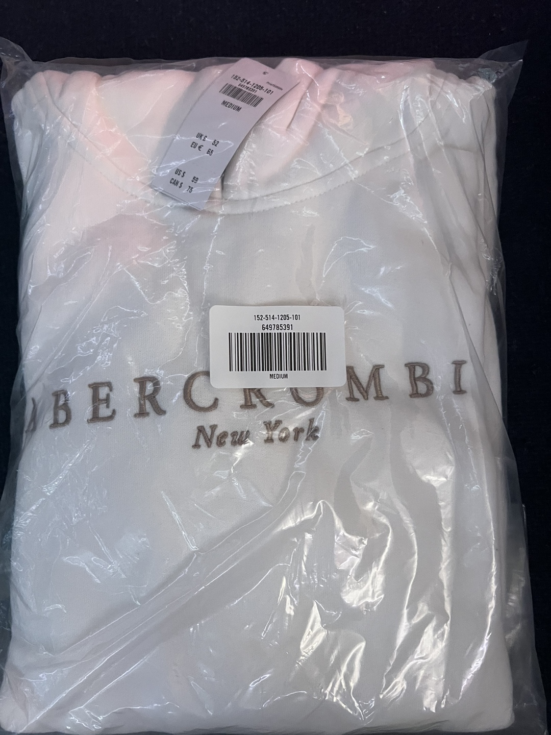 Abercrombie & Fitch Brand New Hoodie