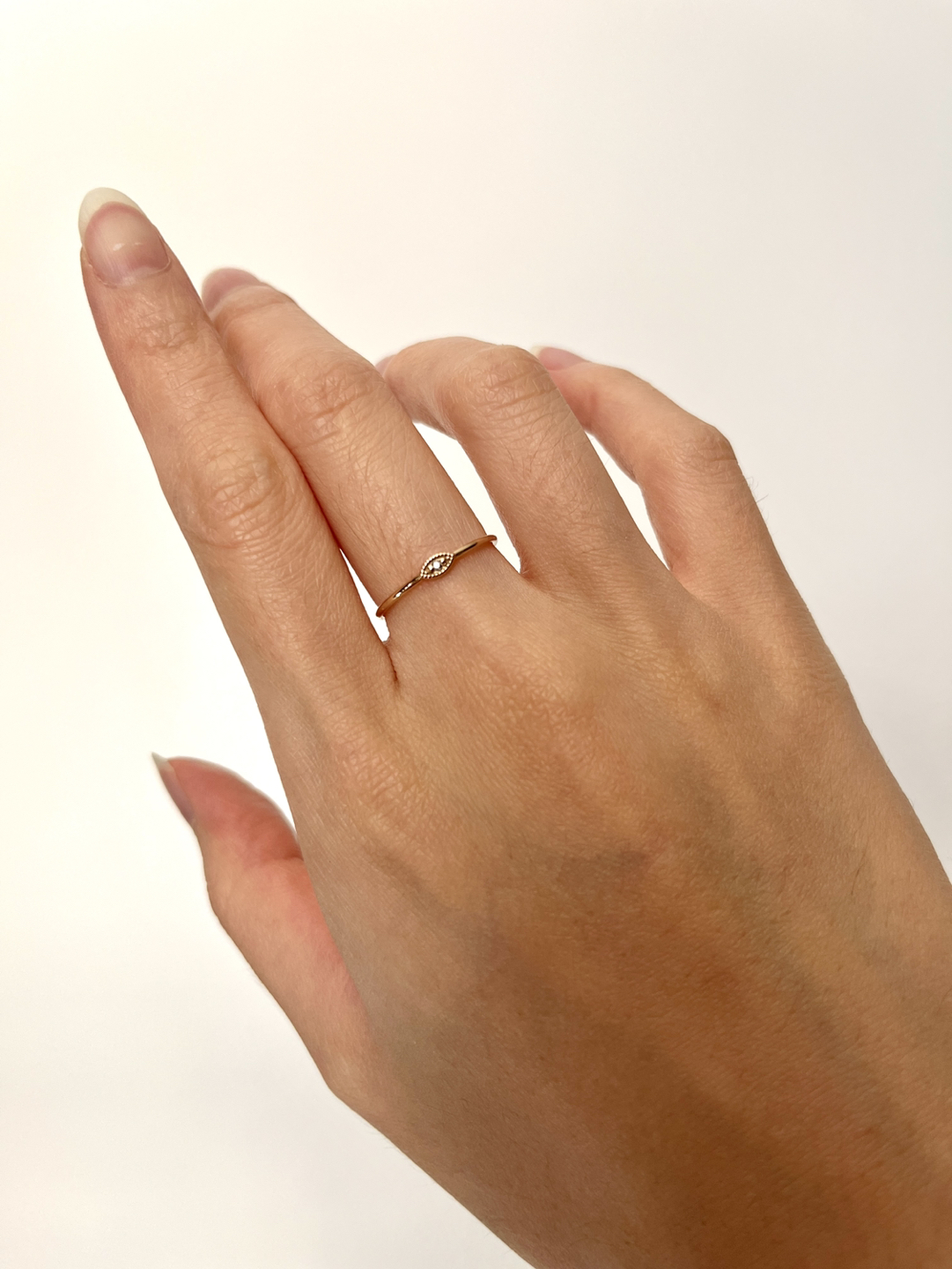 Dainty Gold Diamond Ring thumbnail