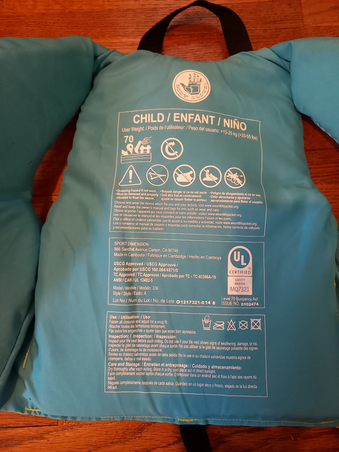 life jacket child