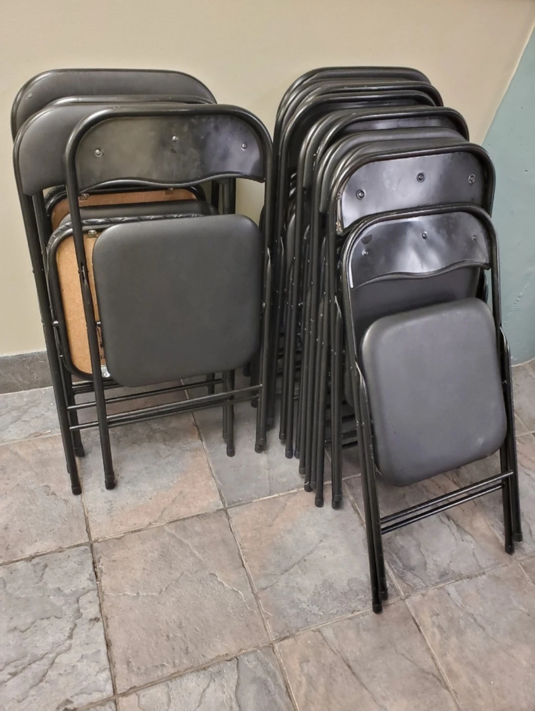 folding chairs each $13