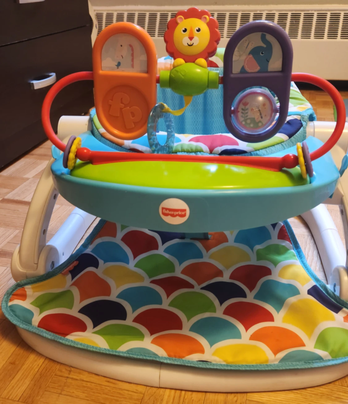Fisher-Price Deluxe Sit-Me-Up Floor Seat with Toy Tray