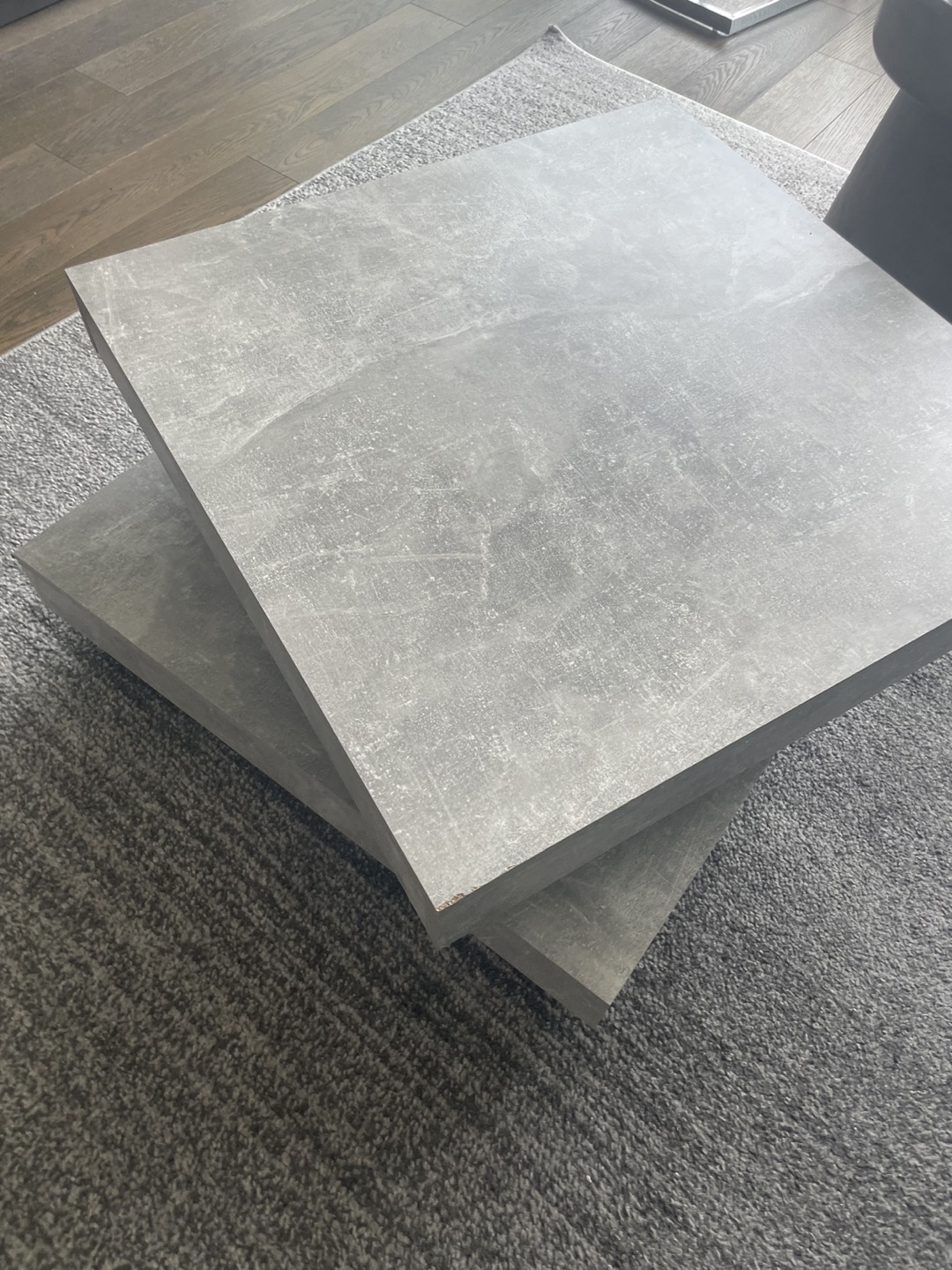 Rotating Gray Coffee Table - photo 5