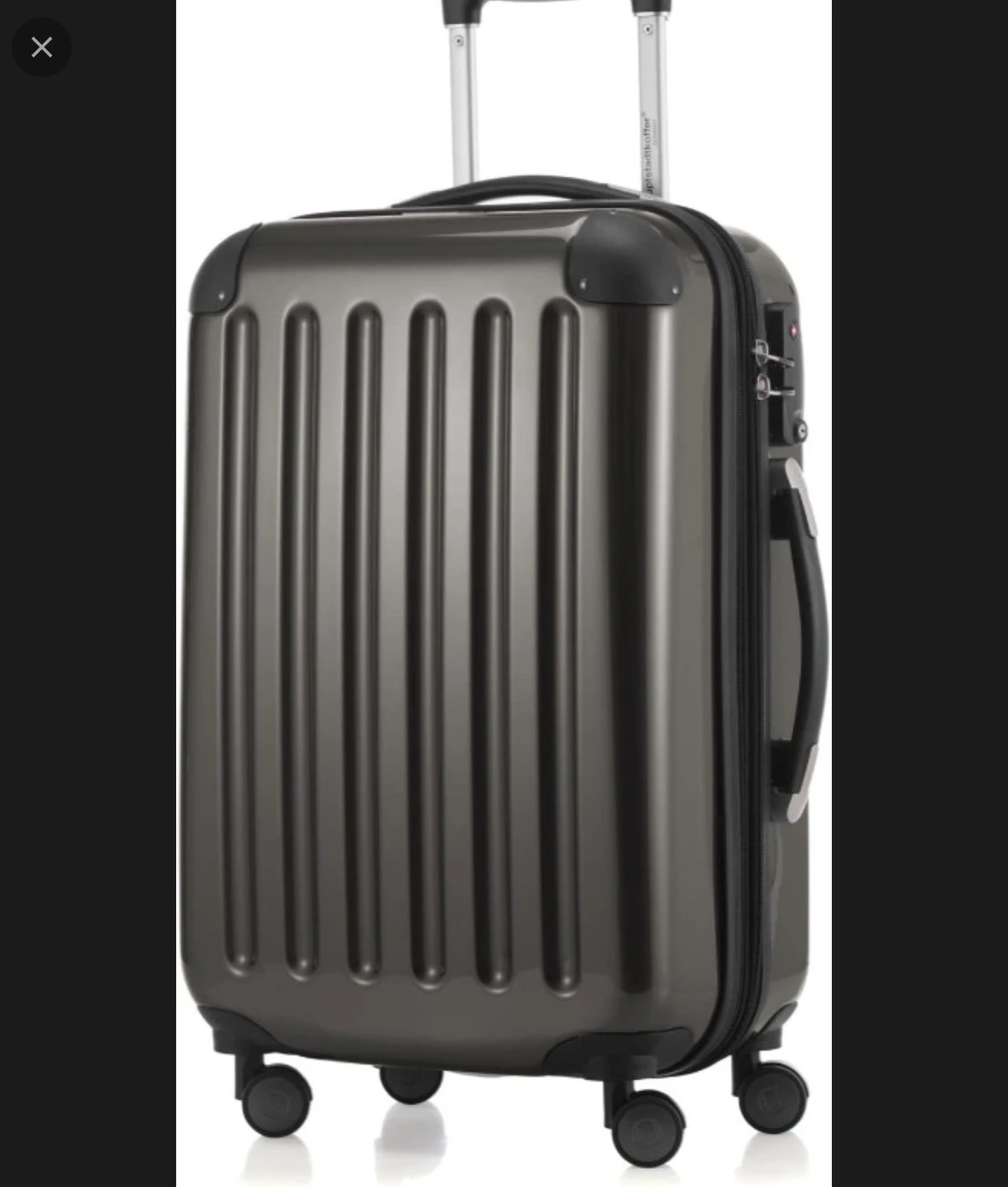 HAUPTSTADTKOFFER Hardside Luggage Trolley Expandable 20' TSA