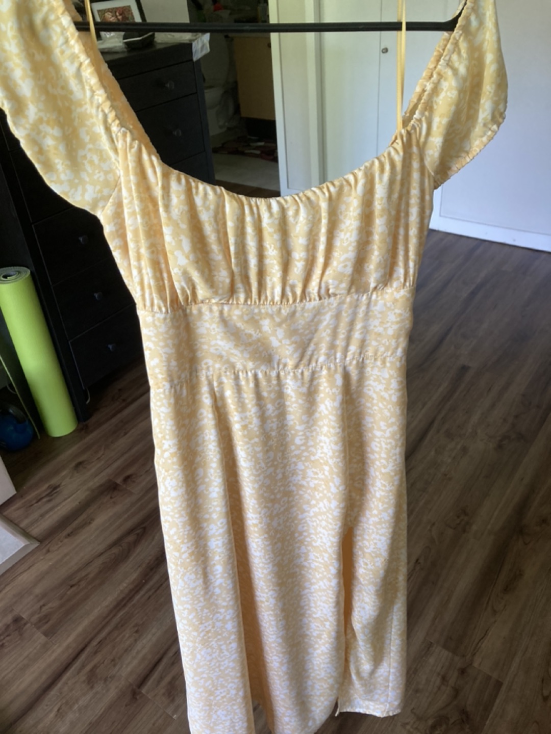 Yellow midi summer dress, Abercrombie & Fitch - photo 3