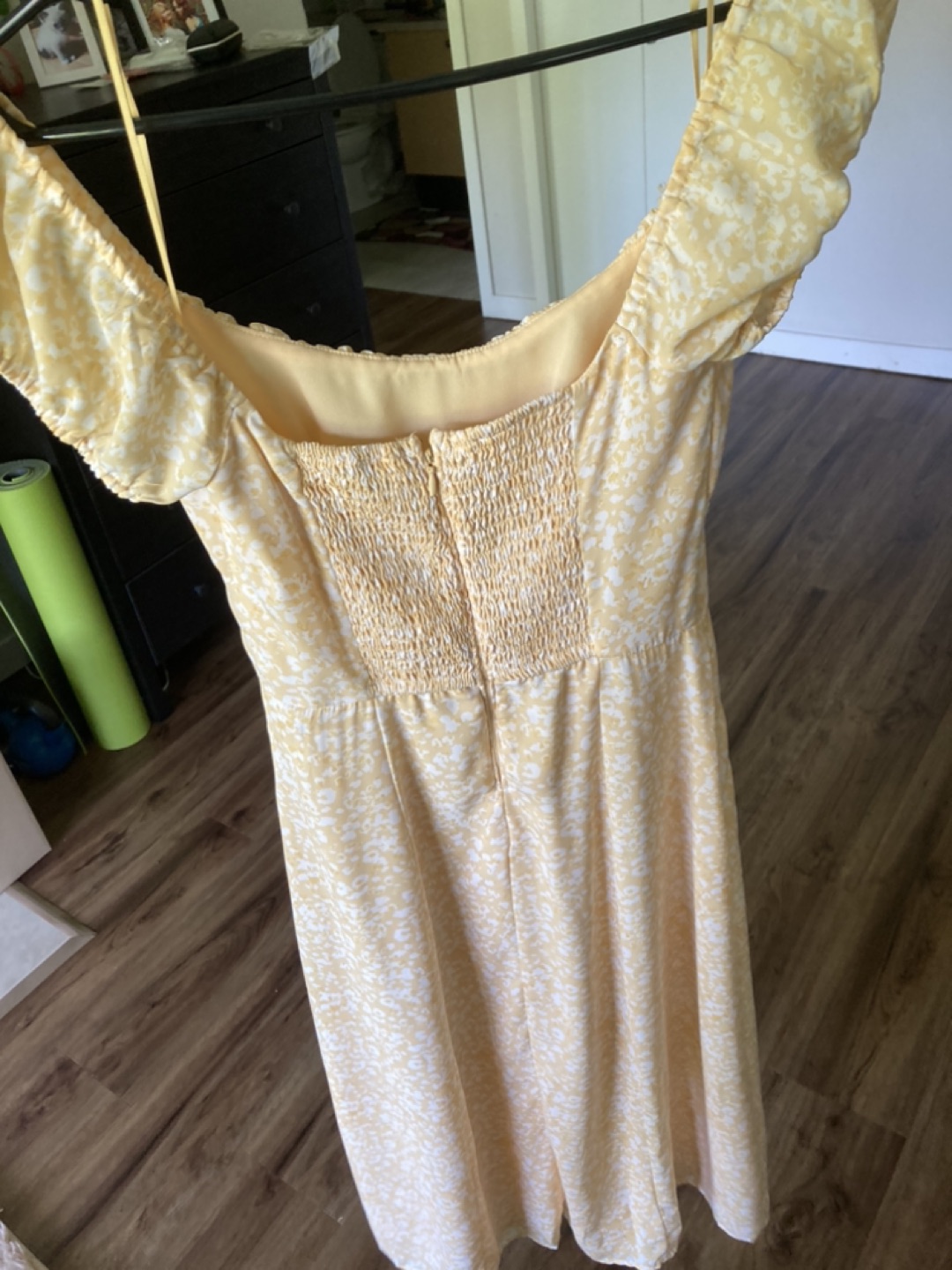 Yellow midi summer dress, Abercrombie & Fitch - photo 4