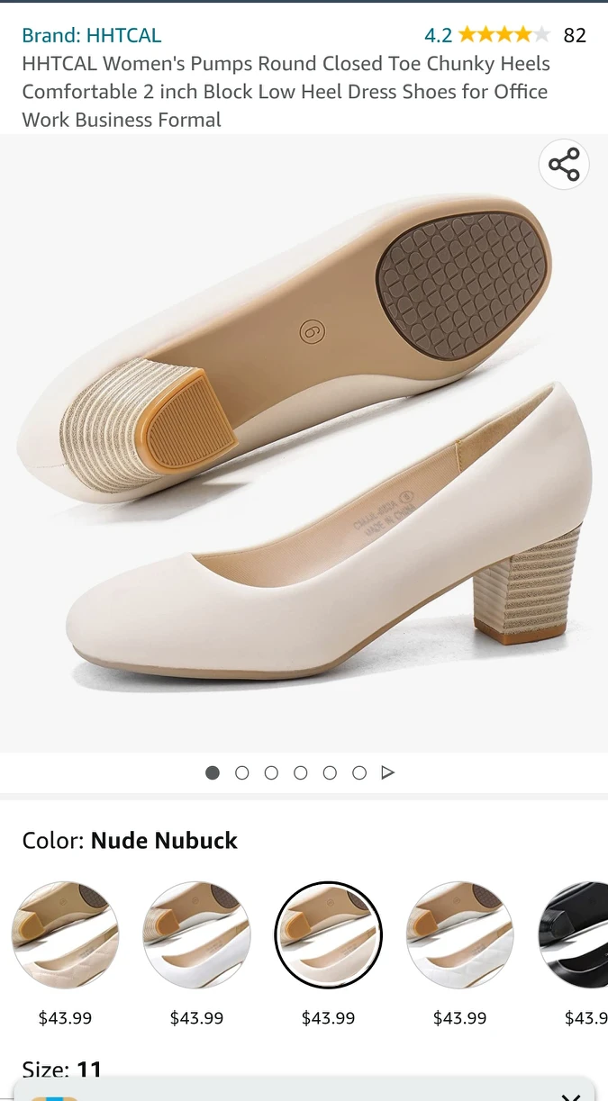 women chunky heels shoes , size 10, New image indicator(2)