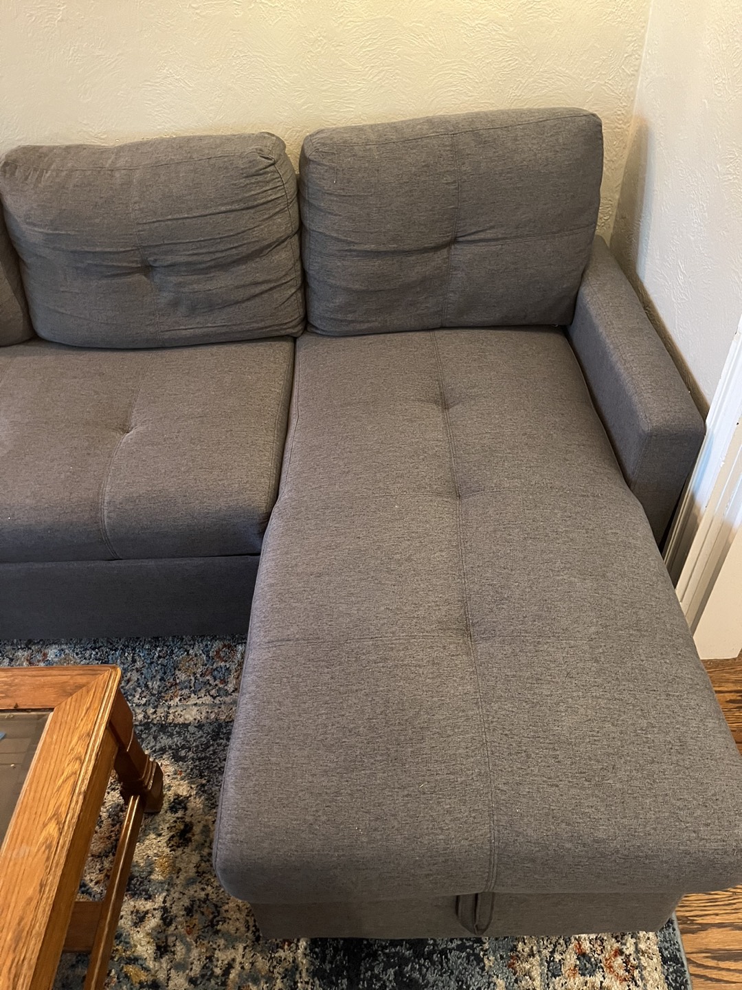 Sectional Couch with Storage - photo 2