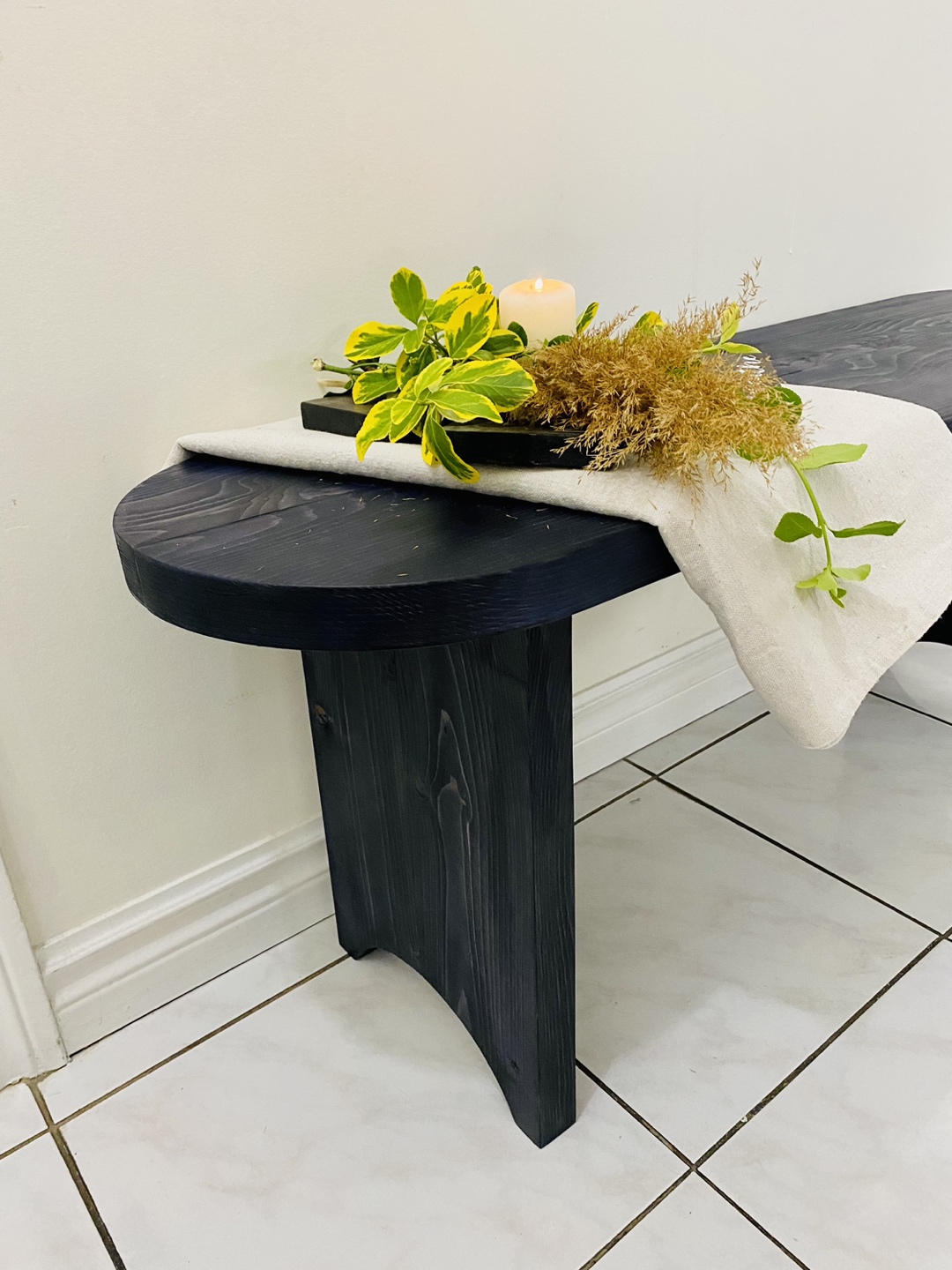 Custom built ovel bench - photo 4