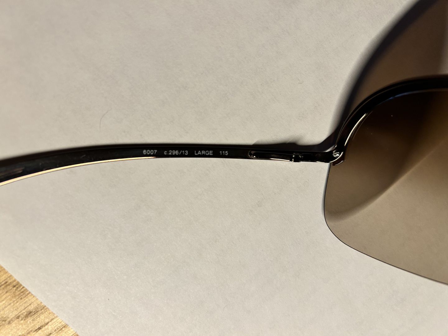 Like New Vintage Chanel Shield Rimless Sunglasses Y2K - photo 5
