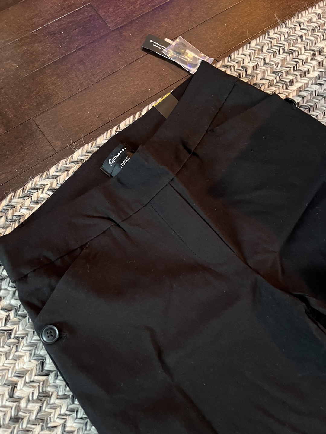 Black pull on size 10 pants image indicator(2)